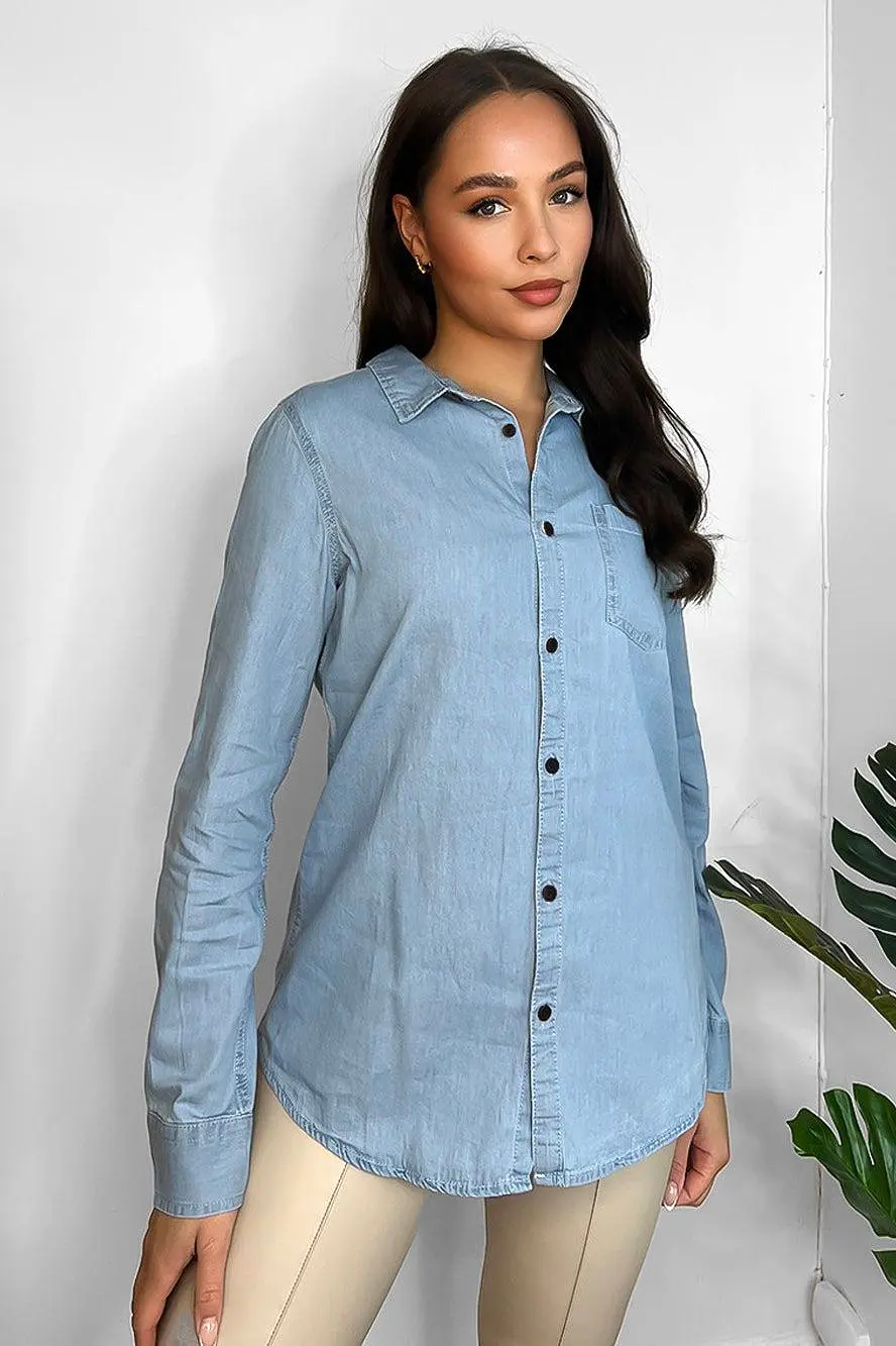 100% Cotton Classic Denim Shirt