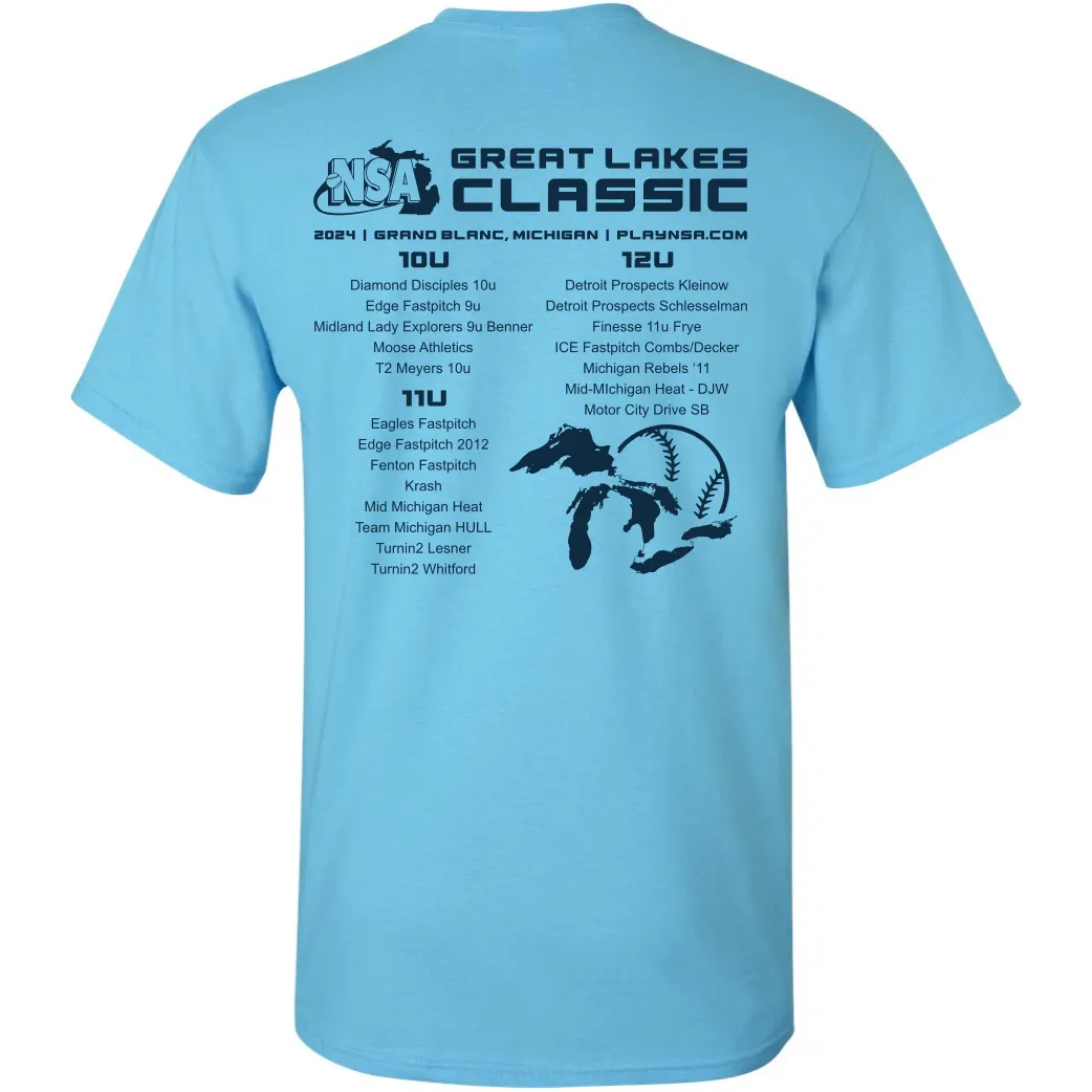 2024 NSA Great Lakes Classic Fastpitch Tournament T-Shirt