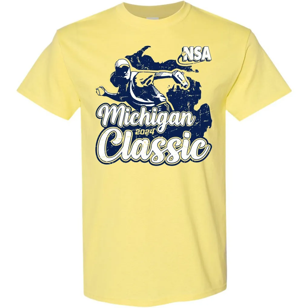 2024 NSA Michigan Classic Fastpitch Tournament T-Shirt