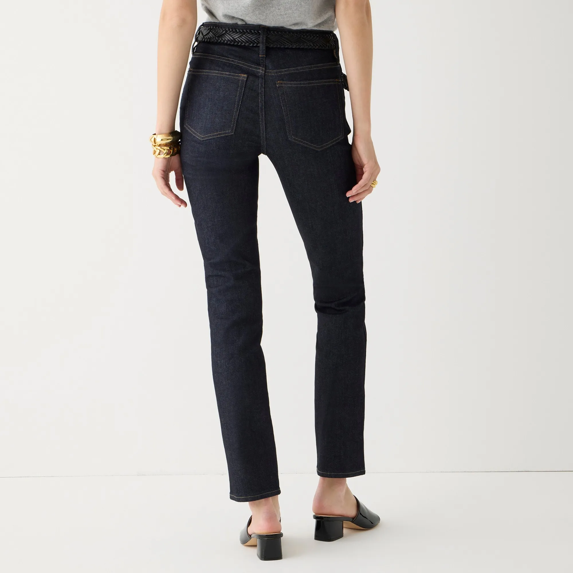 9" mid-rise vintage slim-straight jean in resin rinse