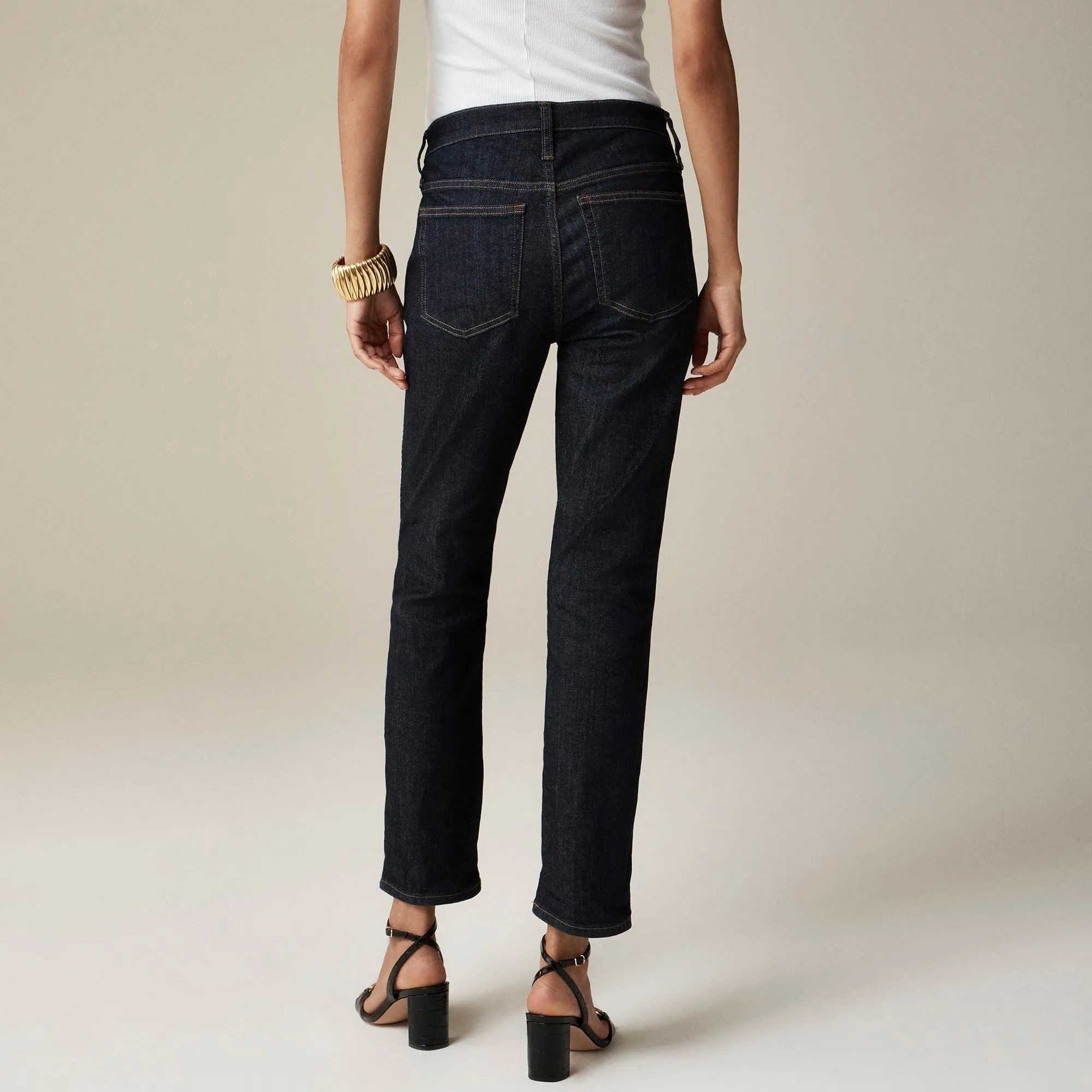 9" mid-rise vintage slim-straight jean in resin rinse