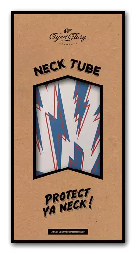 Age Of Glory Bolts Neck Tube - White/Blue/Red