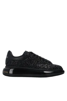 Alexander McQueen Oversized Sneaker 'Black Glitter' Woman