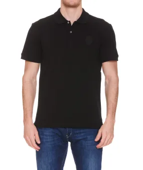 Alexander McQueen Skull Patch Short Sleeved Polo Shirt