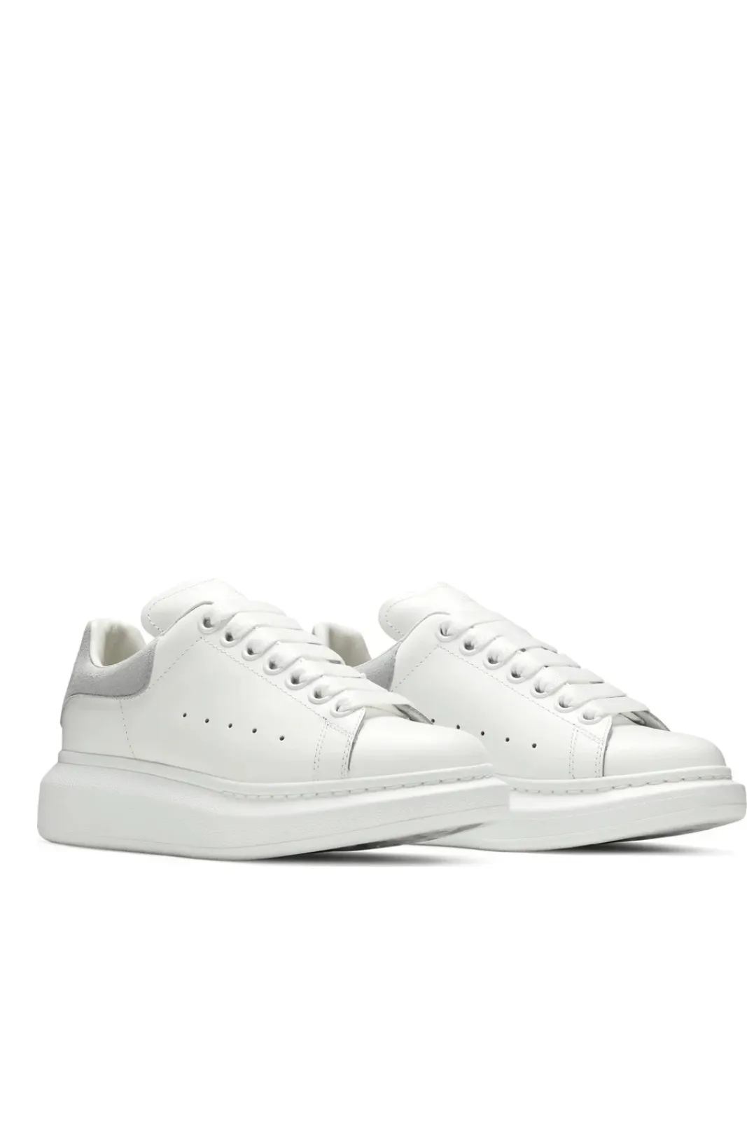 Alexander McQueen Wmns Oversized Sneaker 'White Dove Grey'