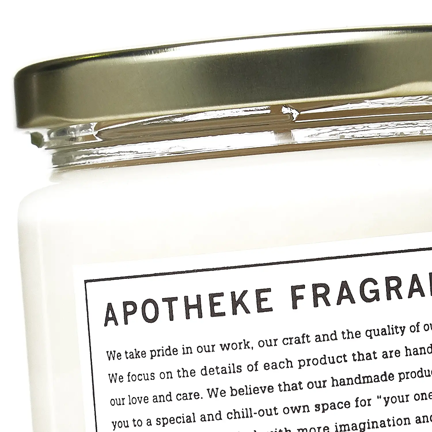 Apotheke Fragrance Glass Jar Candle 