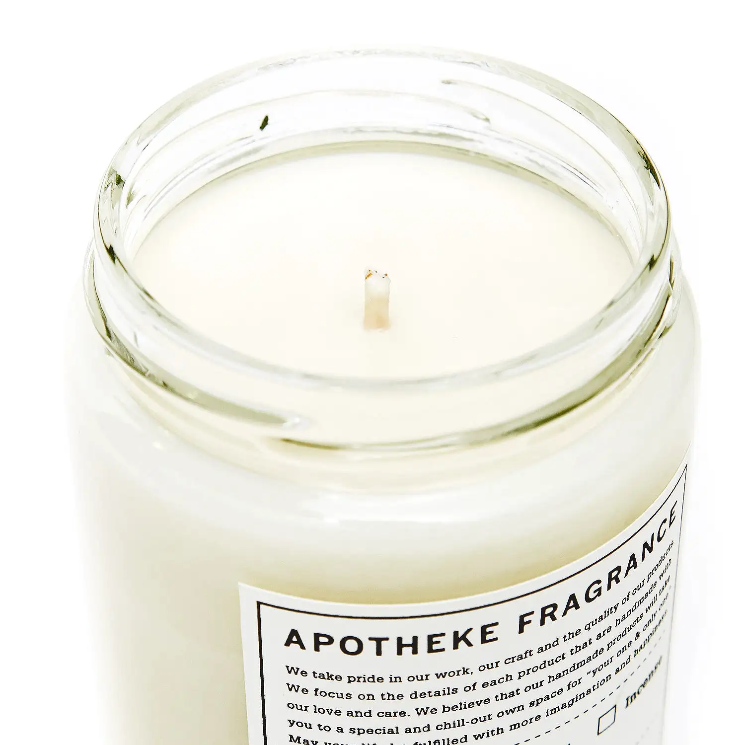 Apotheke Fragrance Glass Jar Candle 