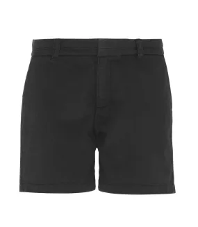 Asquith & Fox Womens/Ladies Classic Fit Shorts (Black) - UTRW4812