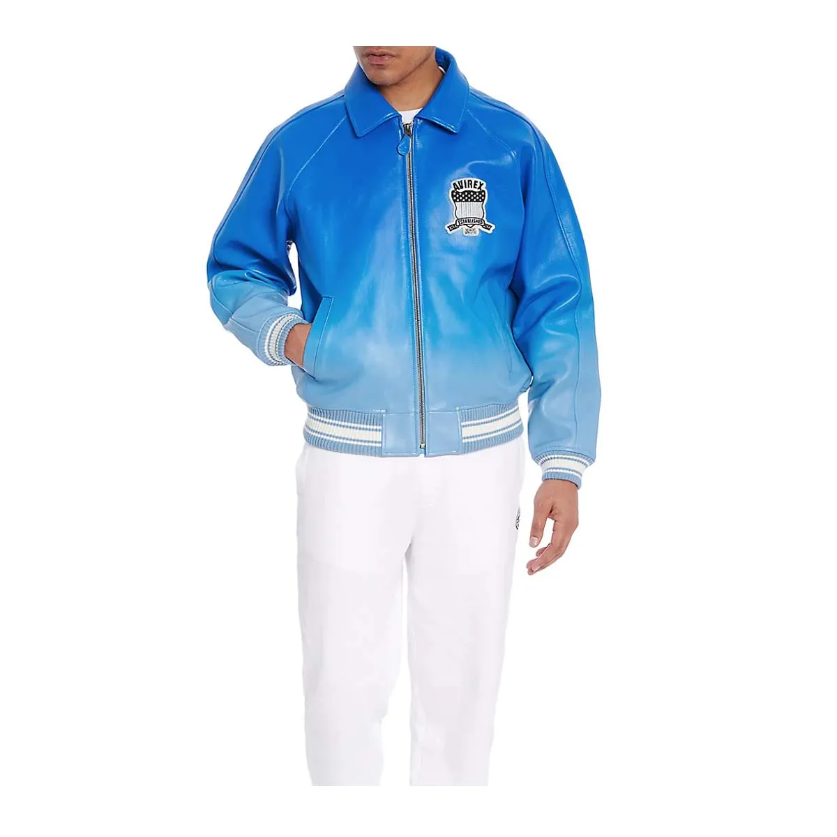 Avirex Mens Ombre Icon Jacket AVS223O08-450 Blue