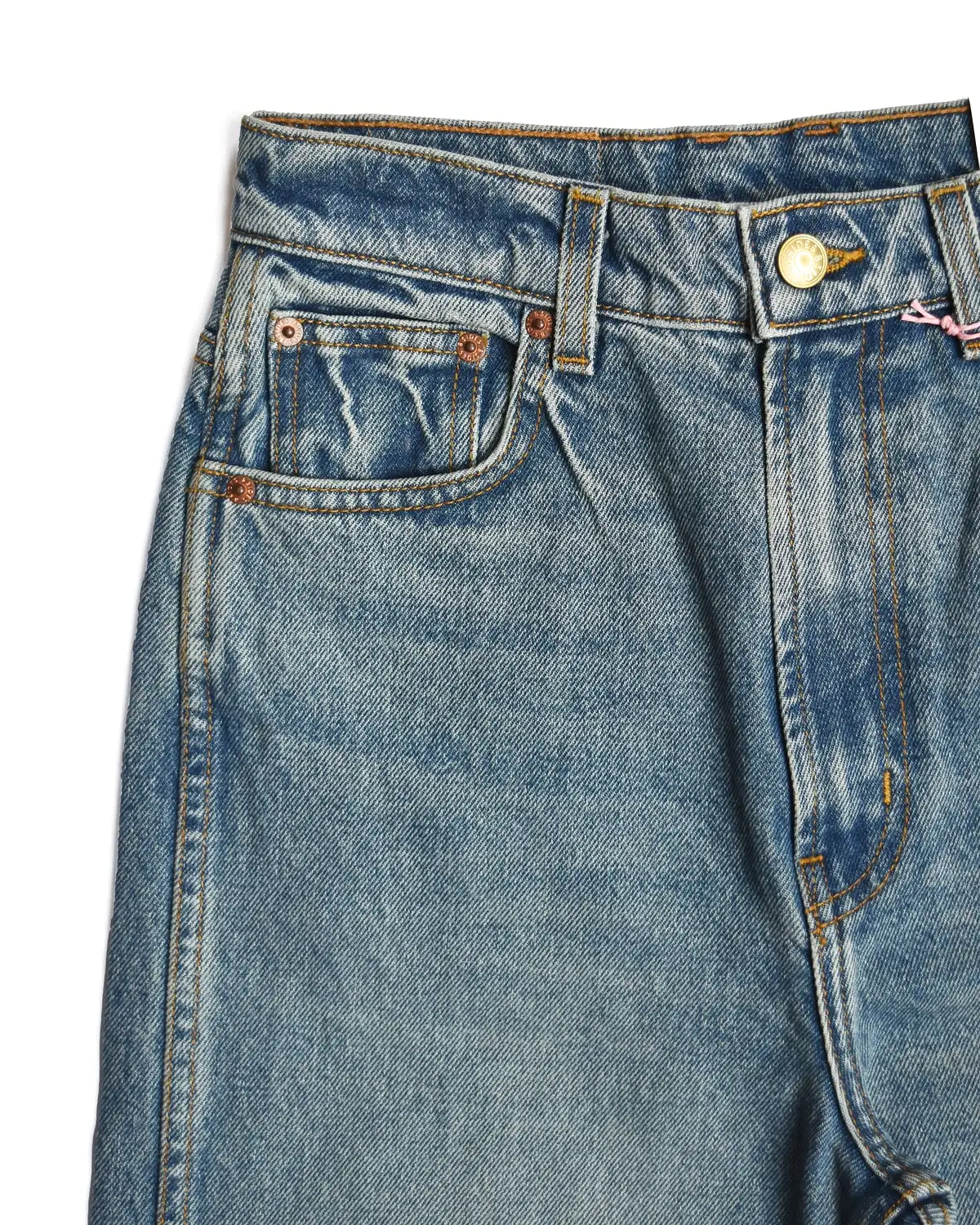 B Sides Plein Relaxed Straight Vista Blue Jeans