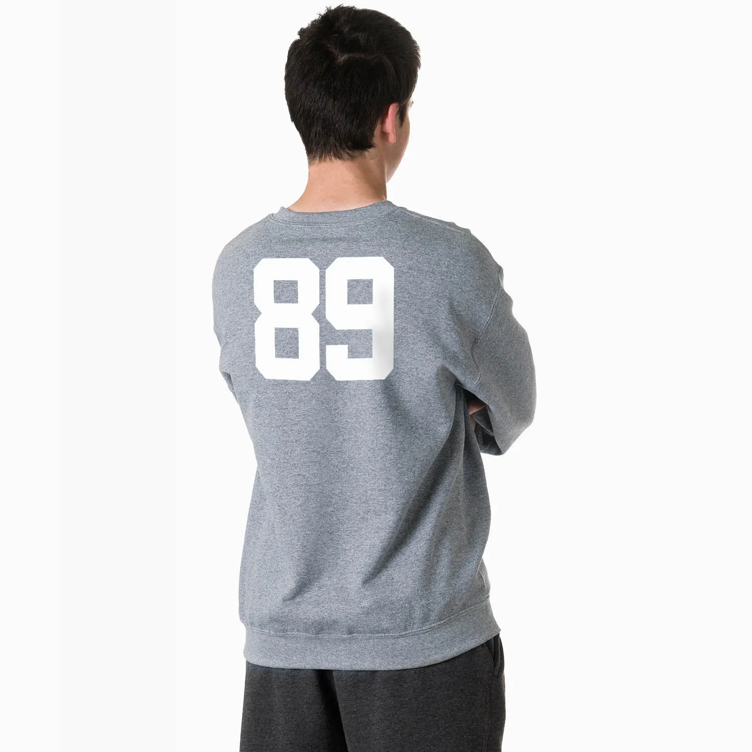 Baseball Crewneck Sweatshirt - 3 Up 3 Down 