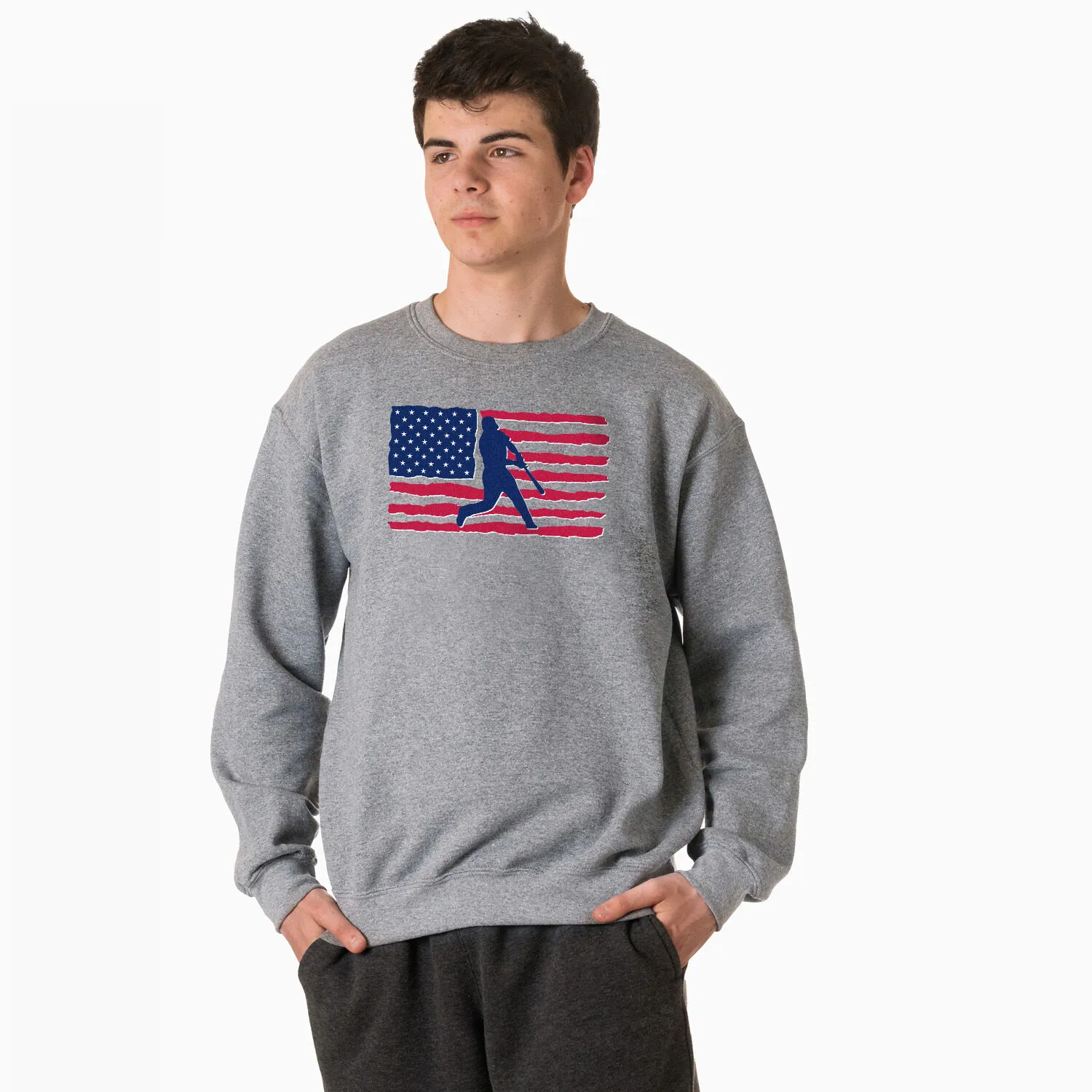 Baseball Crewneck Sweatshirt - Baseball Land That We Love 