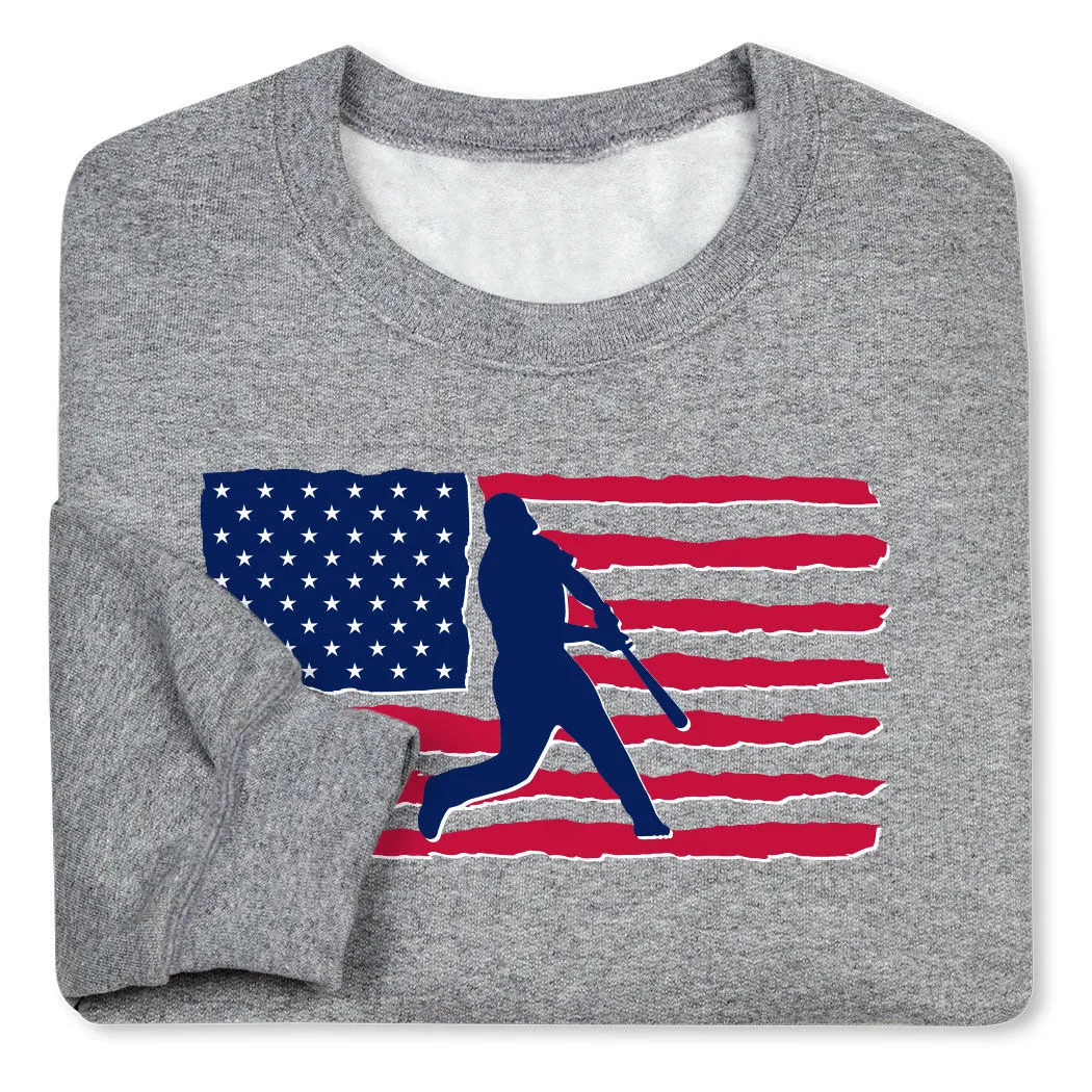 Baseball Crewneck Sweatshirt - Baseball Land That We Love 