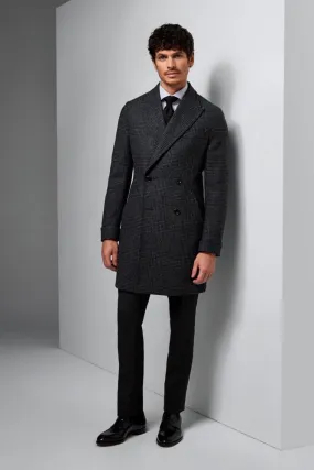 Blake Coat - Charcoal Check Wool