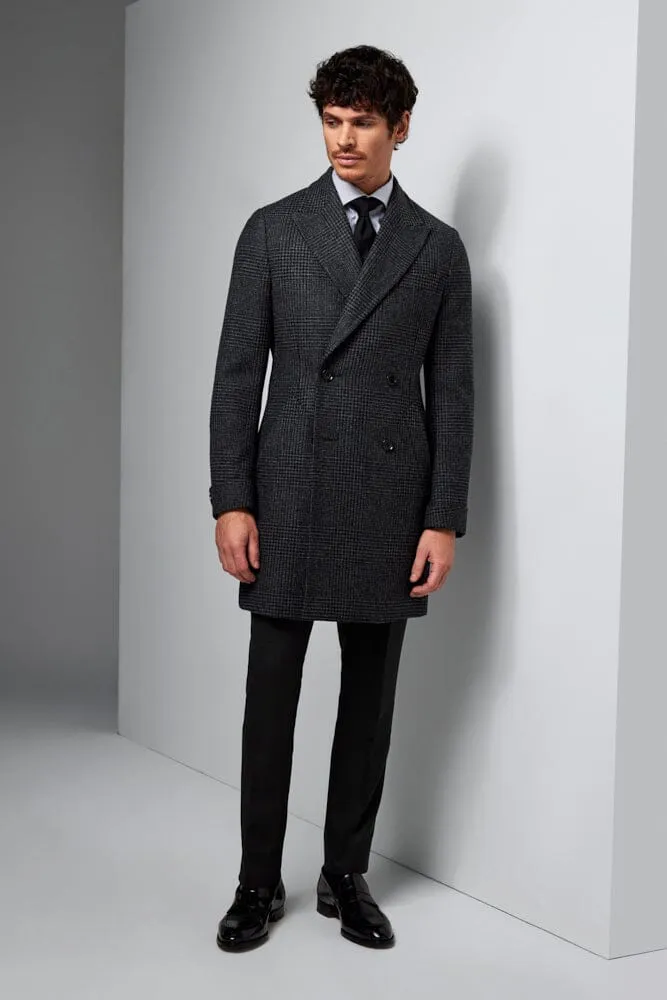 Blake Coat - Charcoal Check Wool