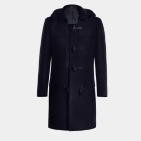 Blue Long Toggle coat