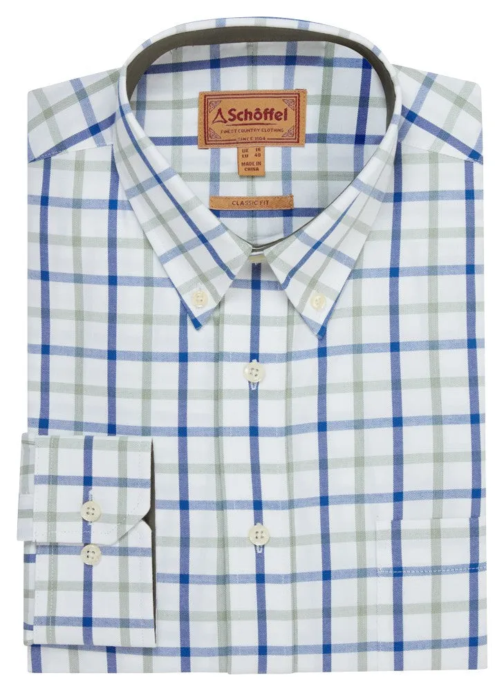 Brancaster Classic Shirt                             Moss Check