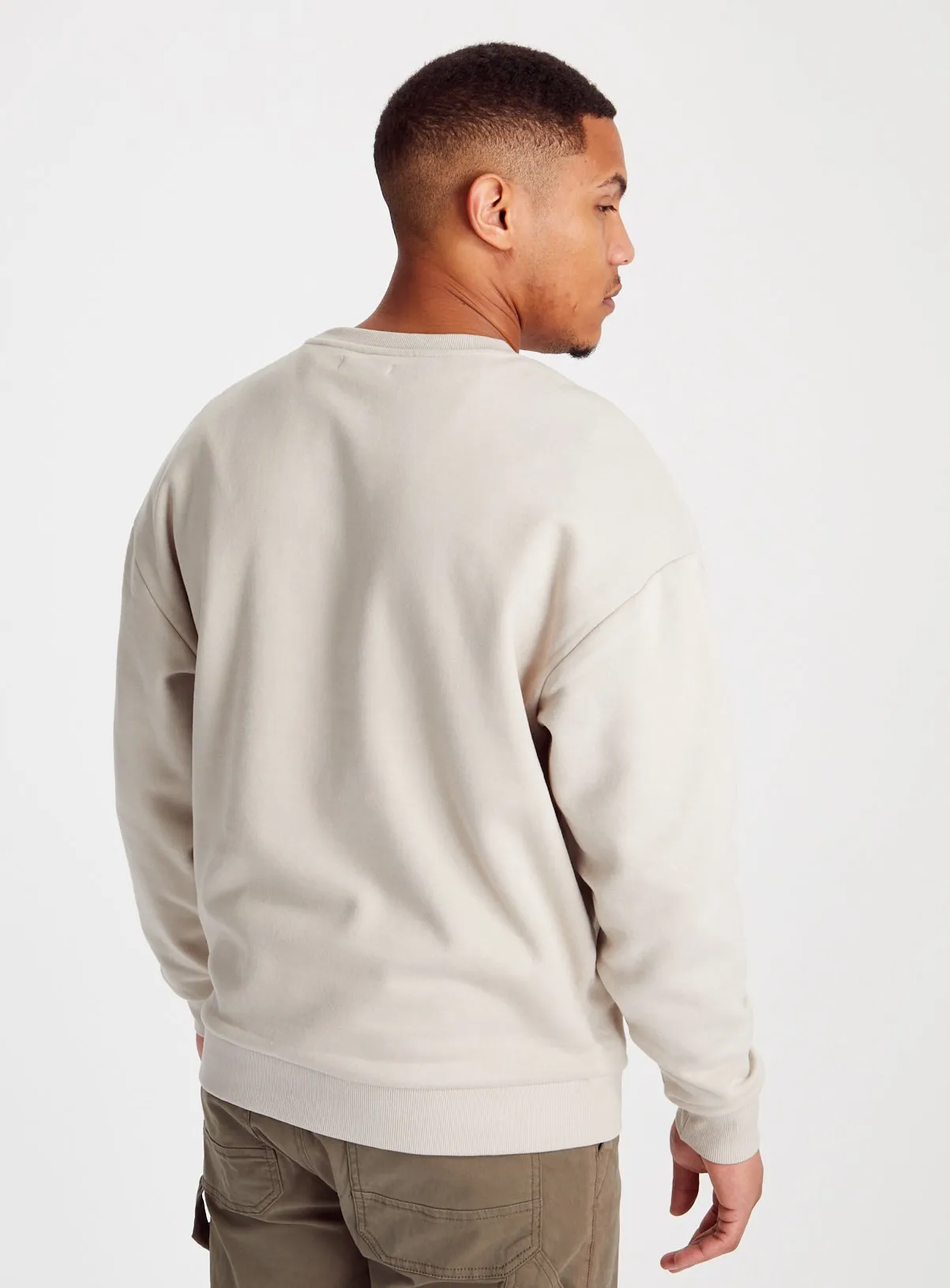 Buy Grey Dropped Shoulder Sweatshirt L | Sweatshirts and hoodies | Tu