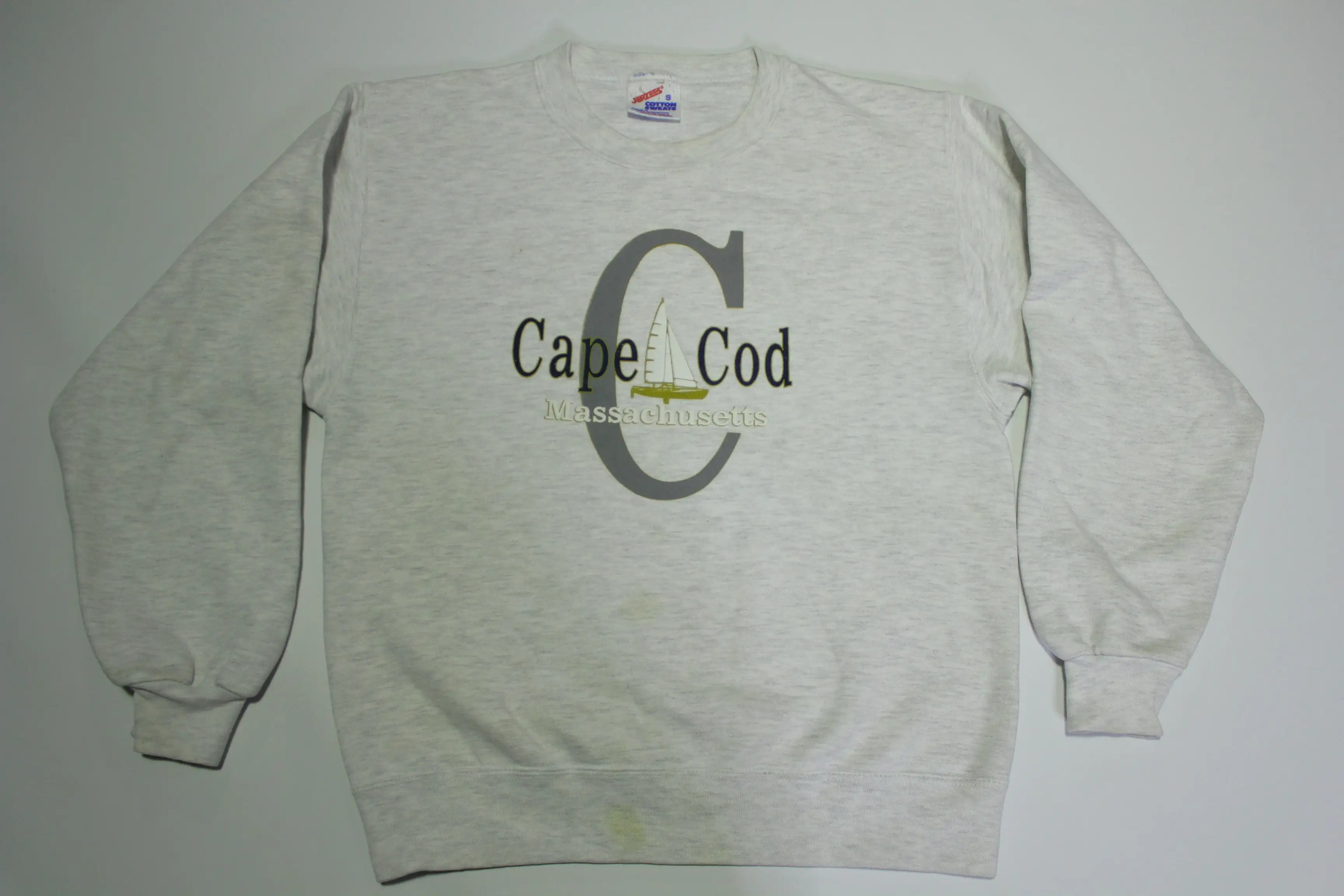 Cape Cod Massachusetts Vintage 80's Tourist Crewneck Sweatshirt