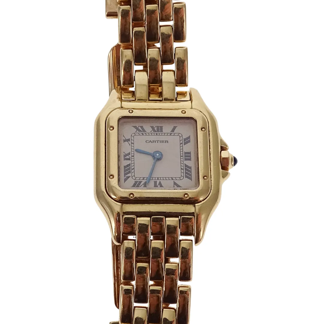 Cartier Vintage Panthere De Cartier 18K Small Modele Gold Watch 1985 Quartz