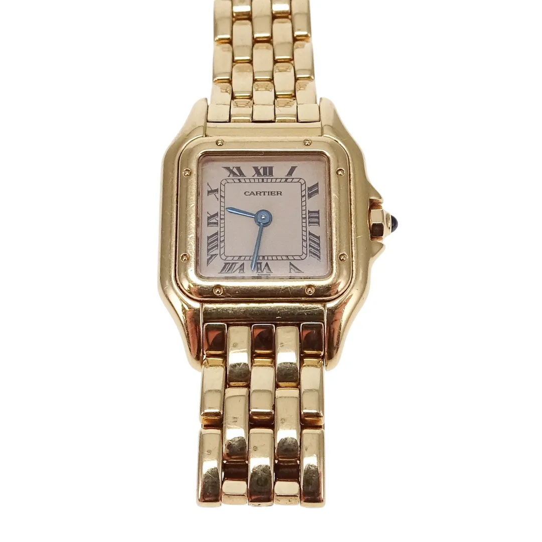 Cartier Vintage Panthere De Cartier 18K Small Modele Gold Watch 1985 Quartz