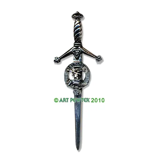 Clan Kilt Pin / Brooch from Art Pewter of Scotland — [ 68 Names ]