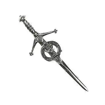 Clan Kilt Pin / Brooch from Art Pewter of Scotland — [ 68 Names ]