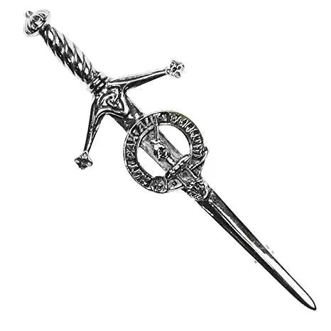 Clan Kilt Pin / Brooch from Art Pewter of Scotland — [ 68 Names ]