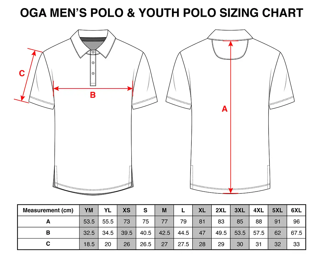 Classic - OGA Youth Polo - White