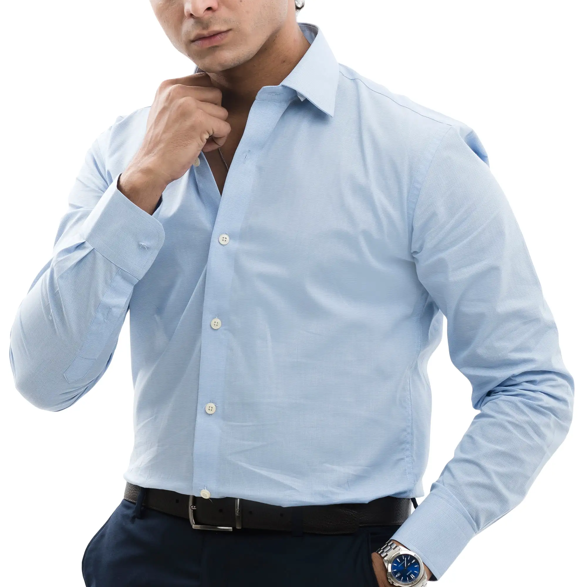 Classic Sky Blue Formal Shirt