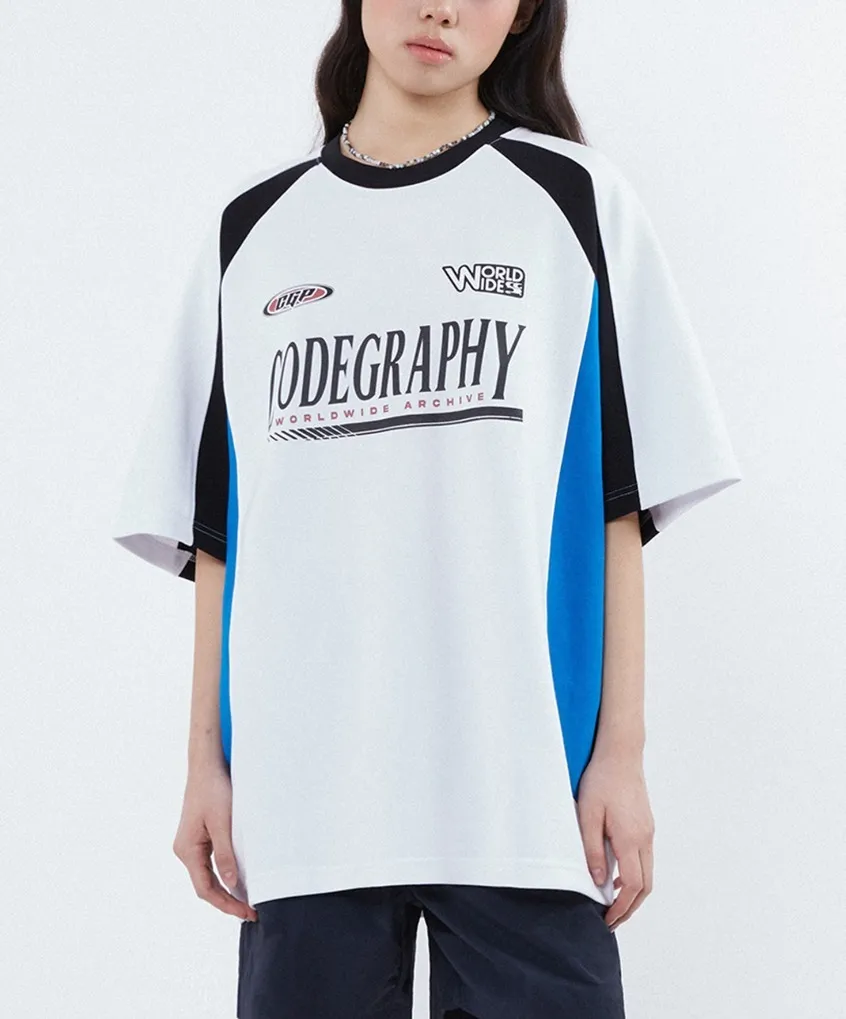 Code graphy  |[CODEGRAPHY]★RACING COLORING SHORT-SLEEVED T-SHIRT