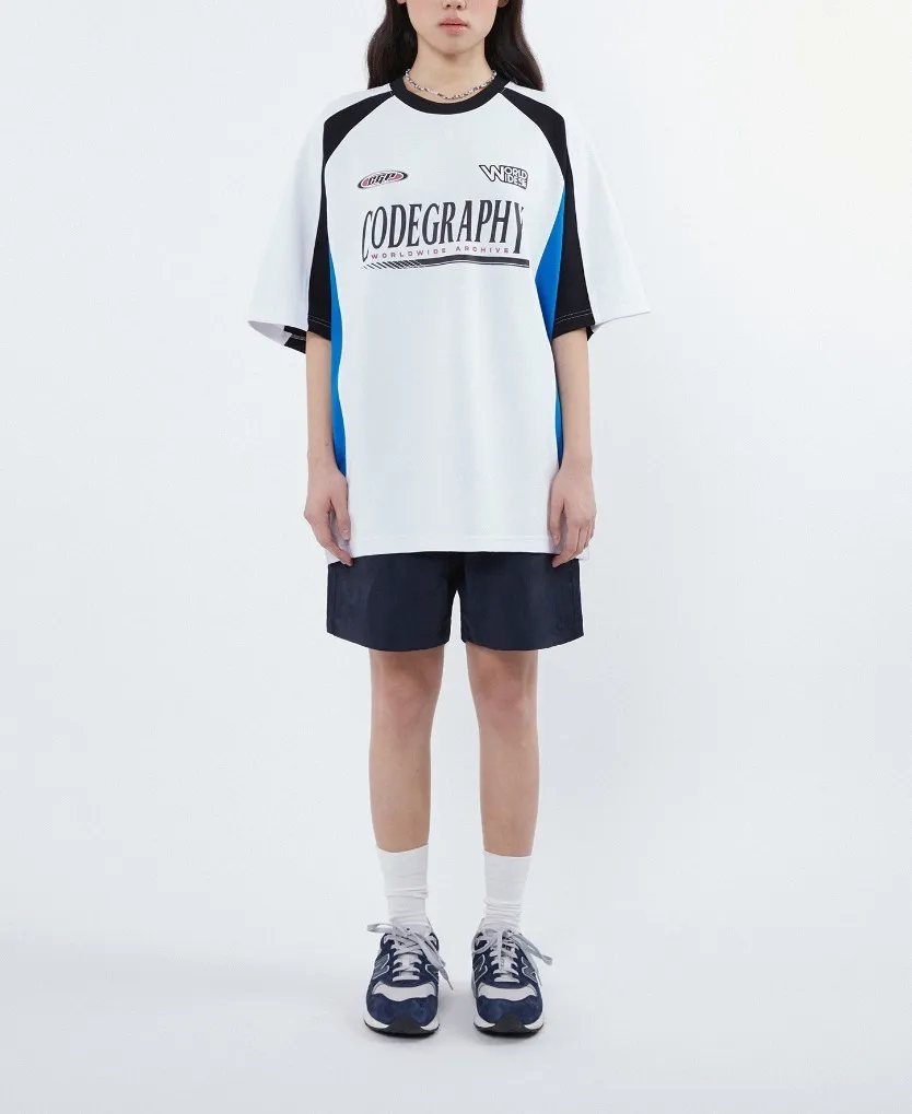 Code graphy  |[CODEGRAPHY]★RACING COLORING SHORT-SLEEVED T-SHIRT