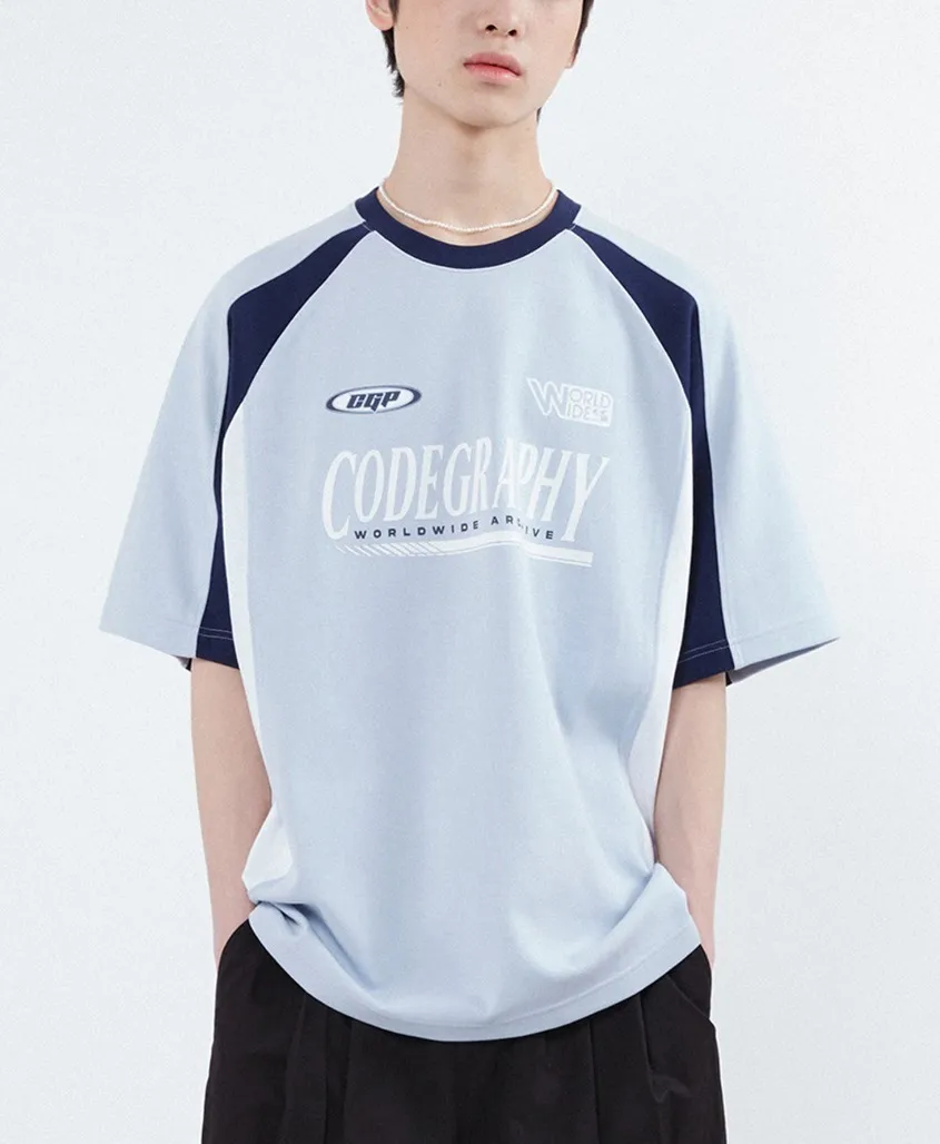 Code graphy  |[CODEGRAPHY]★RACING COLORING SHORT-SLEEVED T-SHIRT