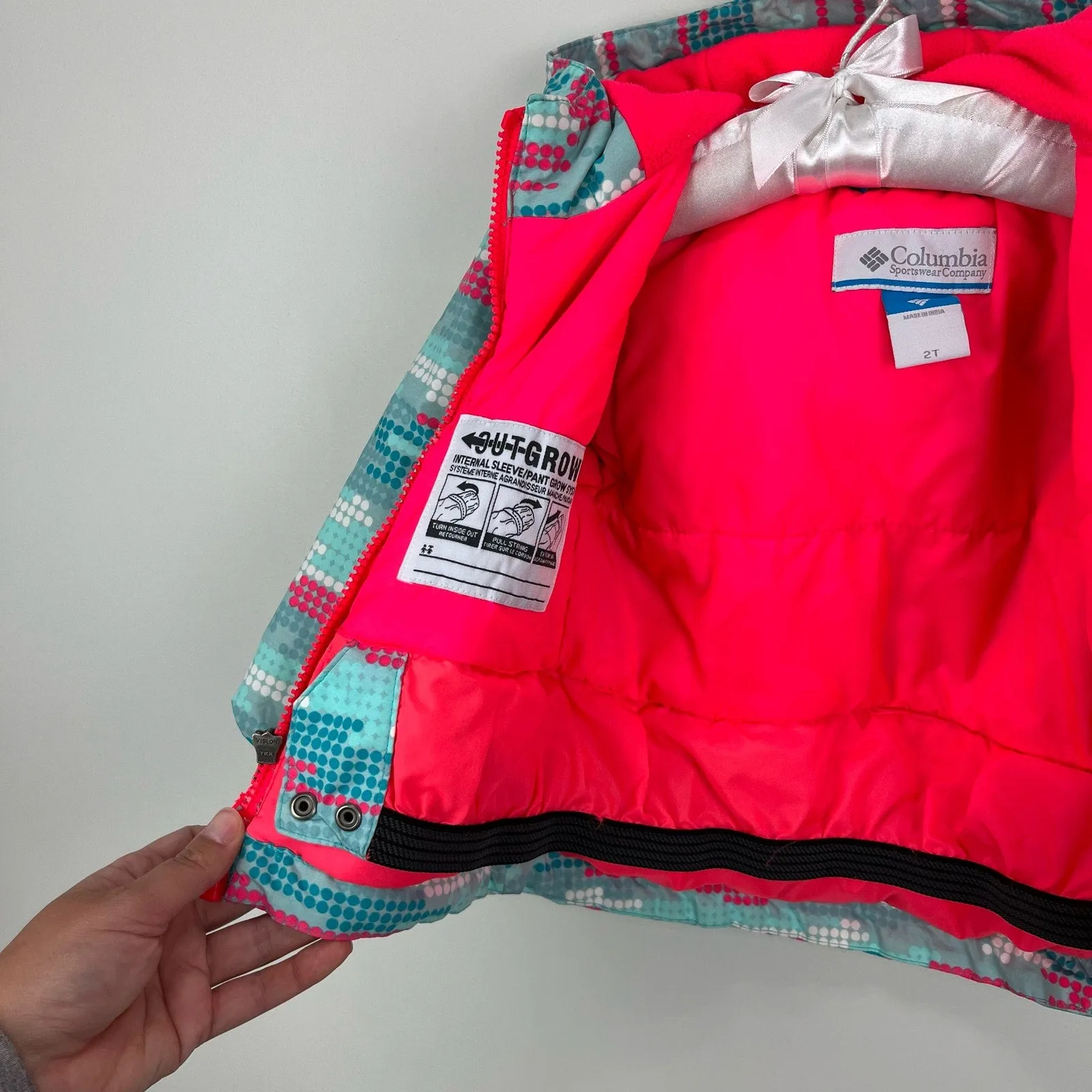 Columbia Girls Colorful Ski Jacket 2T