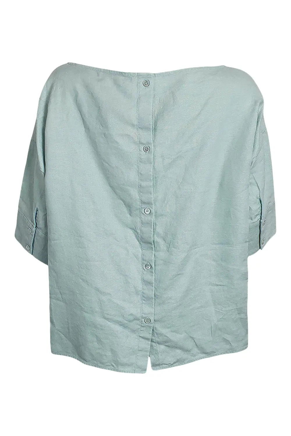 COMPTOIR DES COTONNIERS Lordat Blue Haze Linen Shirt ( 3 | FR 42 - 44 | XL )