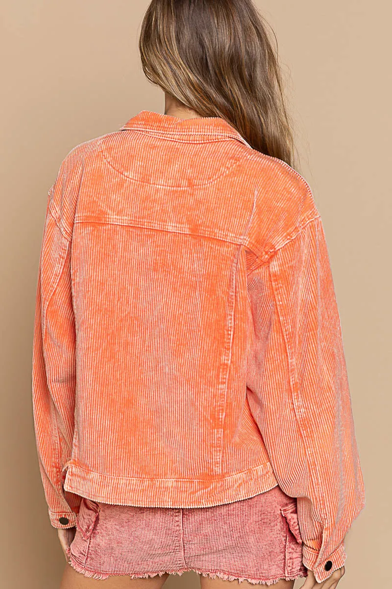 Corduroy Jacket -(mult colors)