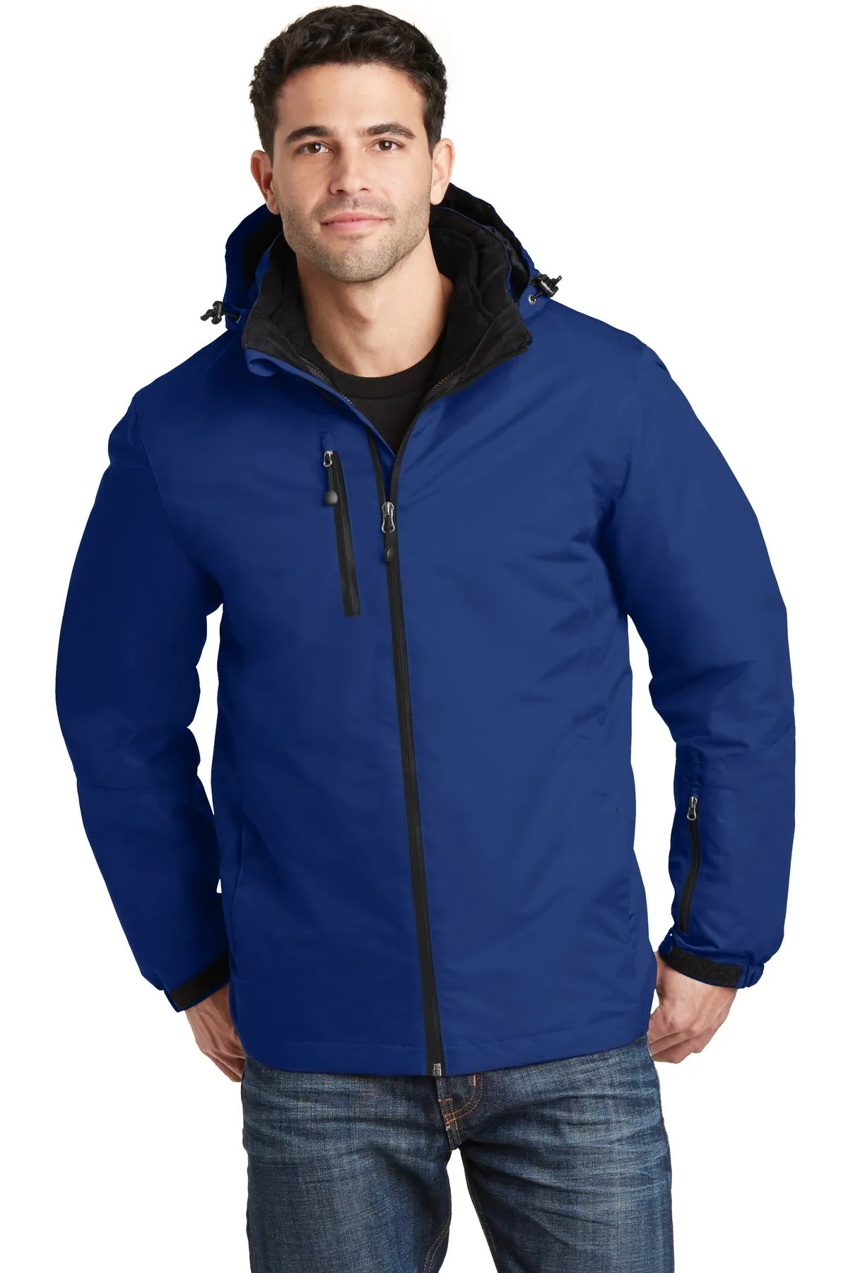 Custom Embroidered - Port Authority Vortex Waterproof 3-in-1 Jacket. J332