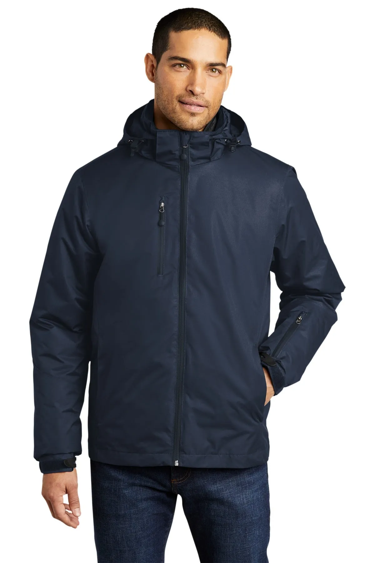 Custom Embroidered - Port Authority Vortex Waterproof 3-in-1 Jacket. J332