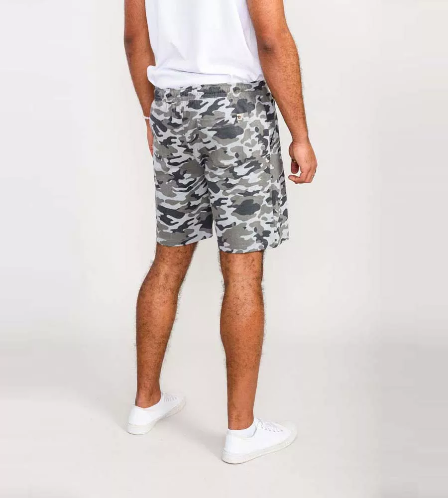 D555 Mens Jersey Camouflage Shorts With Elasticated Waist (CARLTON)