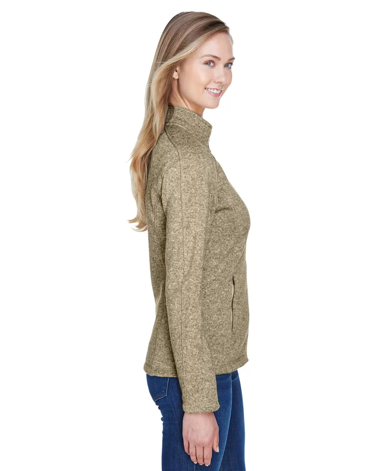 DG793W Devon & Jones Ladies' Bristol Full-Zip Sweater Fleece Jacket SKU: DG793W