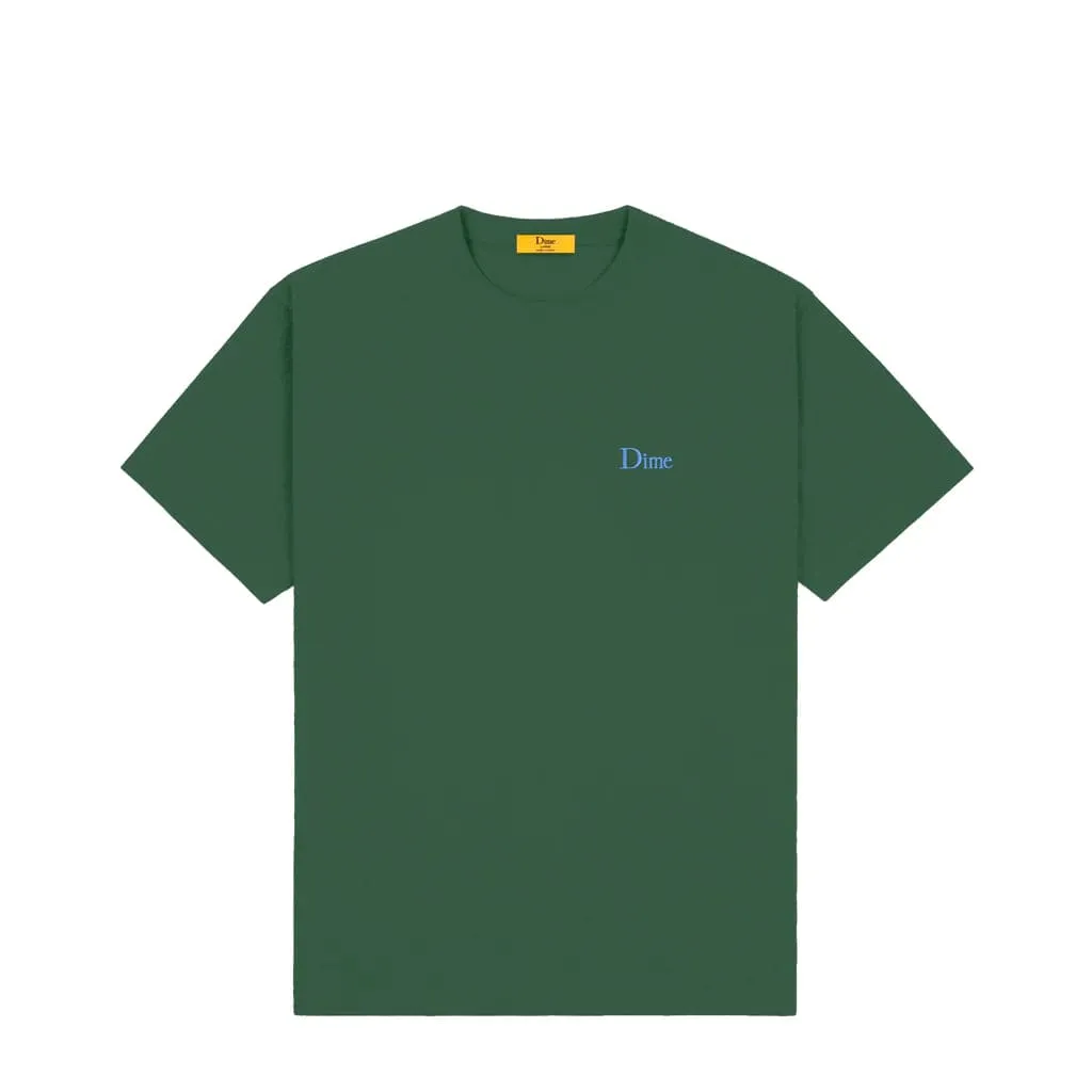 Dime MTL Classic Small Logo T-Shirt Rainforest