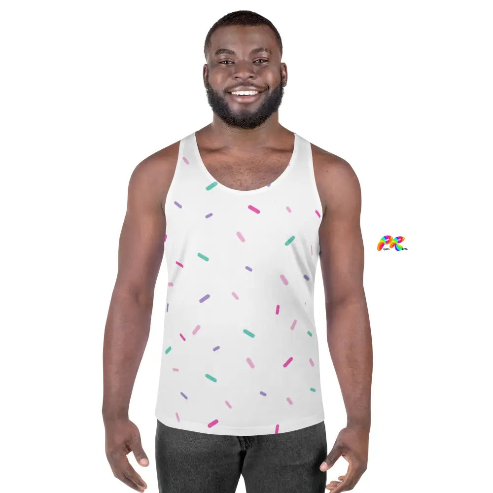 Donut Sprinkles Unisex Tank Top