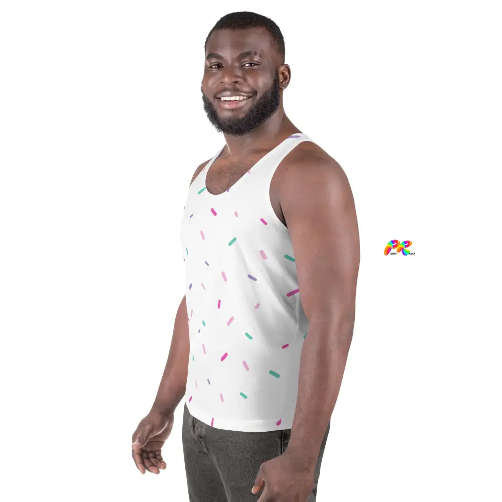 Donut Sprinkles Unisex Tank Top