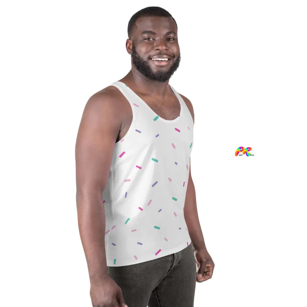 Donut Sprinkles Unisex Tank Top