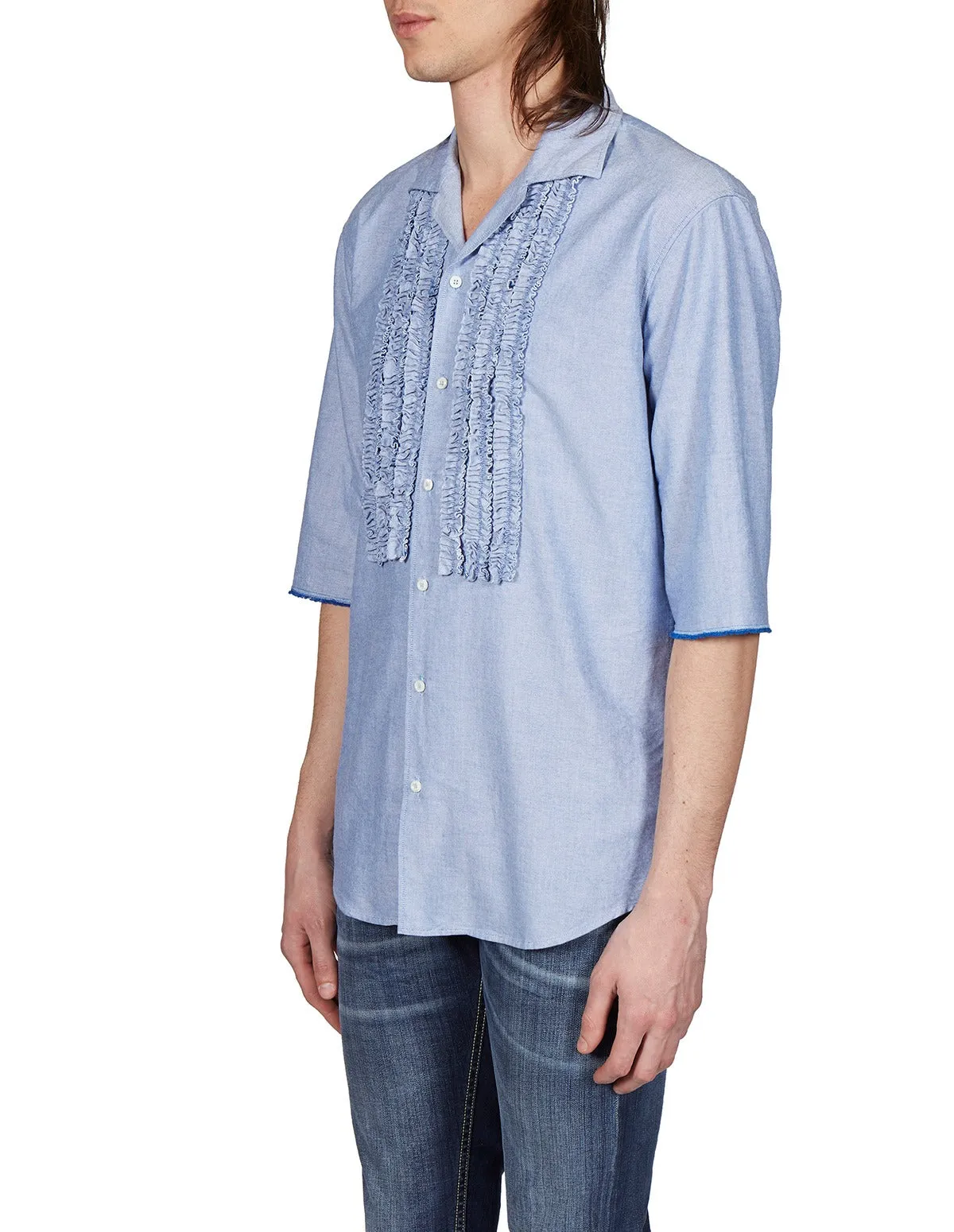 Dsquared2 Jabot Short-Sleeved Shirt