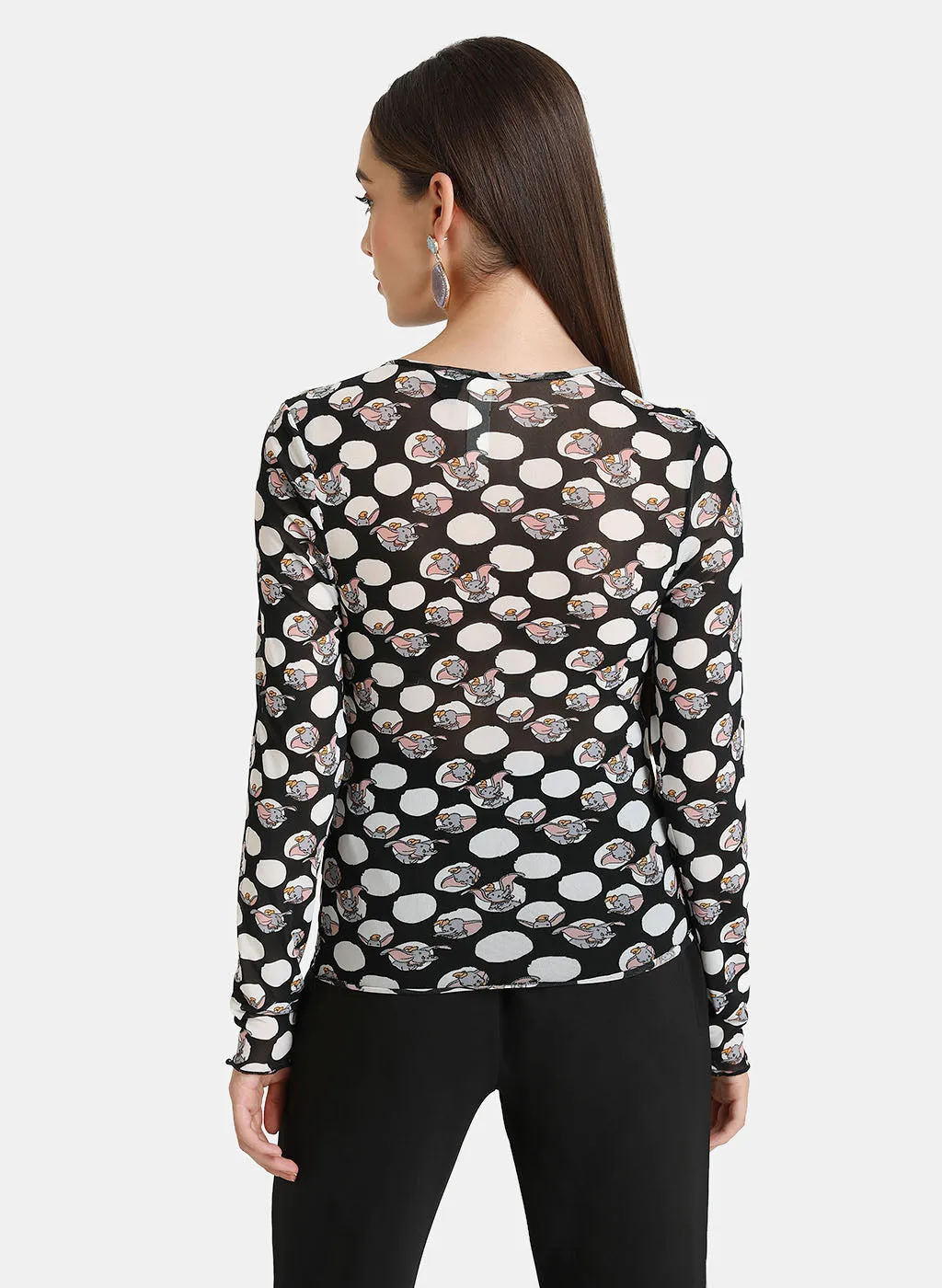 Dumbo Disney All Over Printed Mesh Top