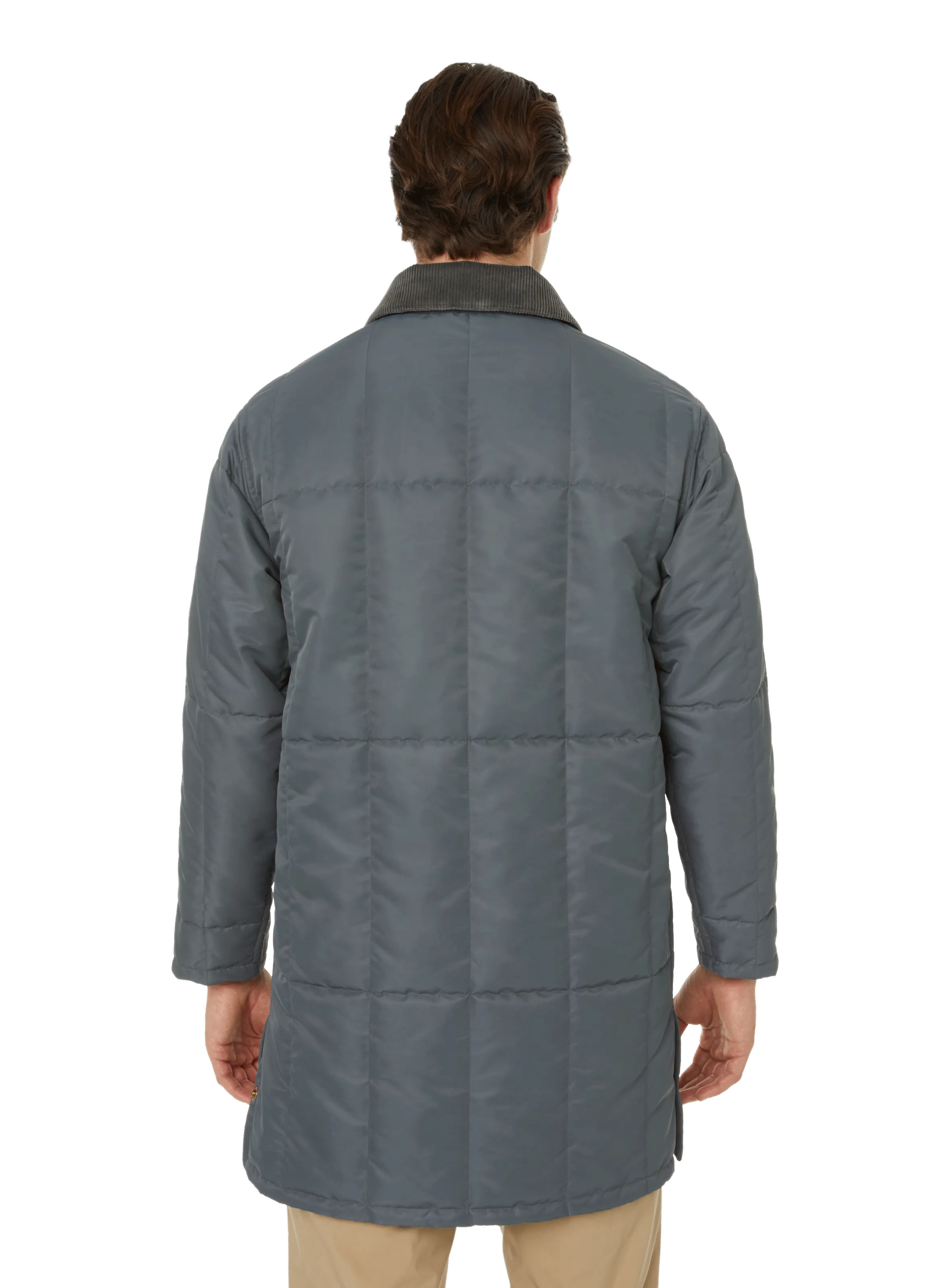 DUNHILL  Padded coat - Grey