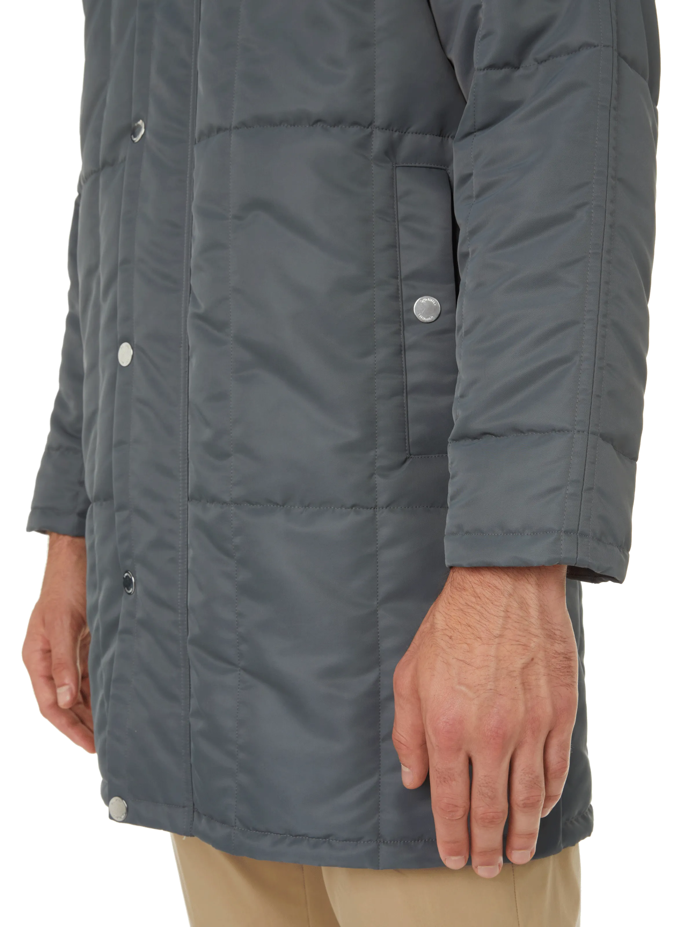 DUNHILL  Padded coat - Grey