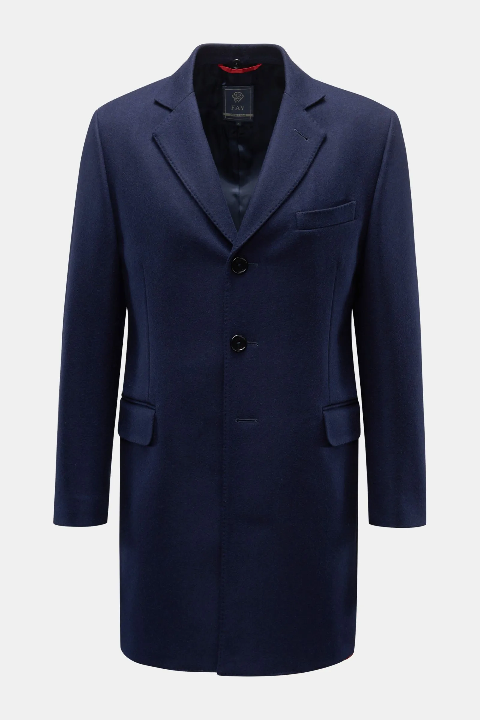 FAY wool coat navy 