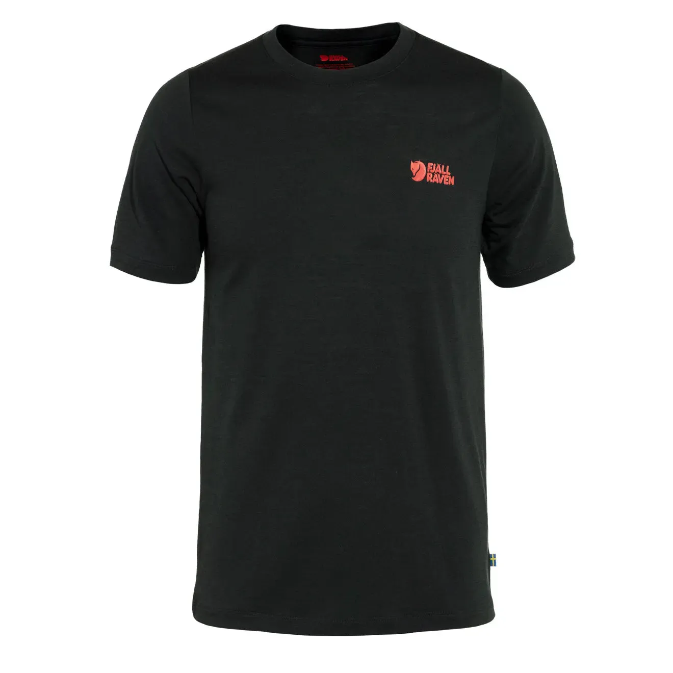 Fjallraven Abisko Wool Logo SS T-Shirt Black